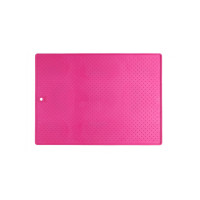 Dexas Pet Bowl Grippmat нескользящий коврик под миски для животных, 43 см х 57 см, розовый