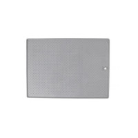 Dexas Pet Bowl Grippmat нескользящий коврик под миски для животных, 43 см х 60 см, серый