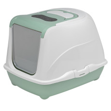 Moderna Flip Cat туалет закритий для котів, 50 см х 39 см х 37 см, зелений