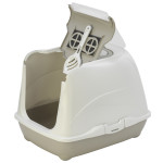 Moderna Flip Cat туалет закритий для котів, 50 см х 39 см х 37 см, сірий