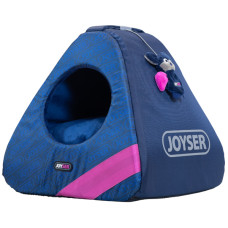 Joyser Cat Home будиночок для котів, 40 см х 40 см х 41 см, синій