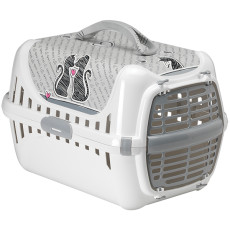 Moderna Trendy Runner переноска для собак та котів, 50 см х 32 см х 35 см, біла