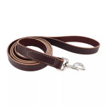 Coastal Circle-T Dog Leash поводок кожаный для собак, 1.8 м х 2.5 см, кремовый