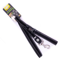 GimDog Alfresco поводок для собак, 1.2 м х 2.5 см, черный