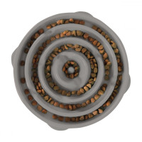 Outward Hound Fun Feeder Fun Feeder Drop миска-лабиринт для собак, 29.9 см серая
