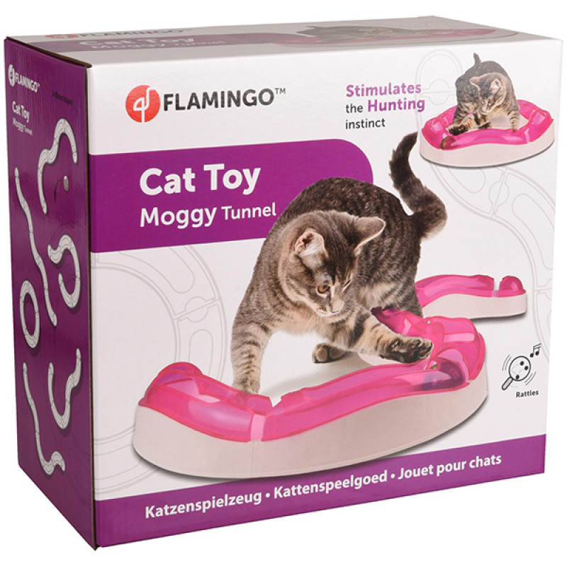 Flamingo Moggy Tunnel тоннель для кошек, 39 см
