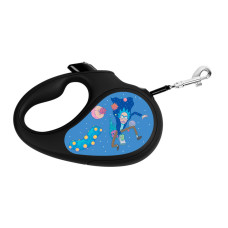 Waudog R-Leash L рулетка для собак з малюнком "Рік Та Морті 3", стрічка, 5 м