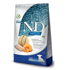 Farmina N&D Ocean Cod, Pumpkin & Cantaloupe Melon Puppy Mini сухой корм с треской для щенят малых пород, 2.5 кг