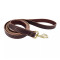 Coastal Circle-T Dog Leash поводок кожаный для собак, 1.8 м х 2 см, коричневый