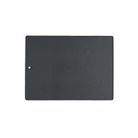 Dexas Pet Bowl Grippmat нескользящий коврик под миски для животных, 33 см х 48 см, темно-серый