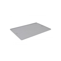 Dexas Pet Bowl Grippmat нескользящий коврик под миски для животных, 33 см х 48 см, серый