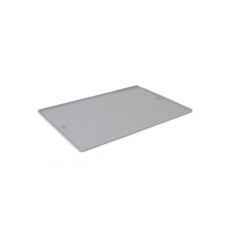 Dexas Pet Bowl Grippmat нескользящий коврик под миски для животных, 33 см х 48 см, серый