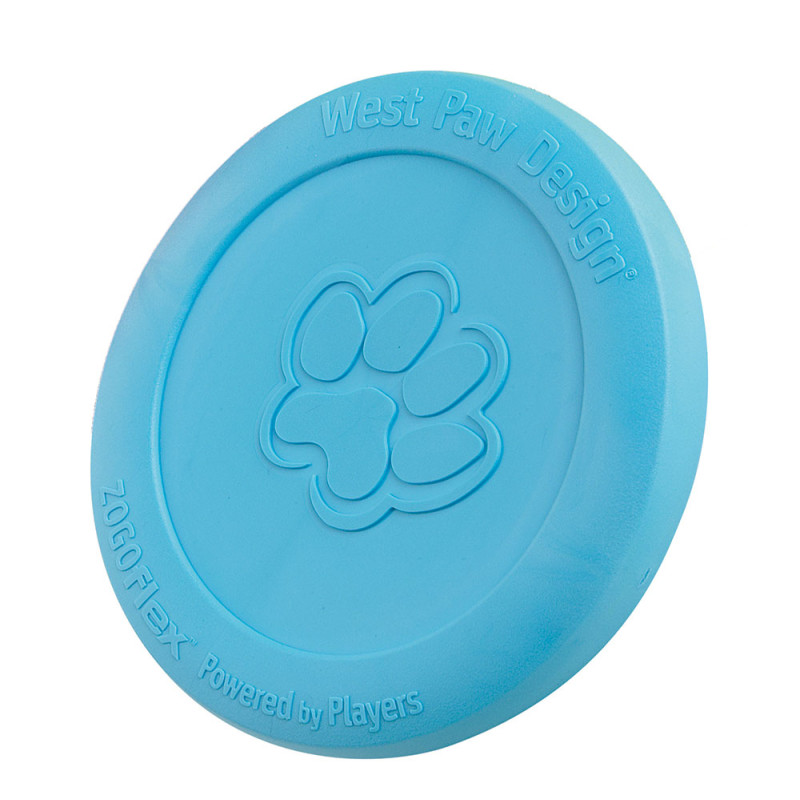 West Paw Zisc Flying Disc игрушка для собак голубая, 22 см