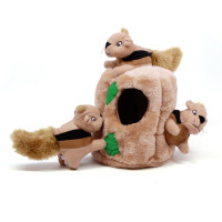 OutwardHound Hide-A-Squirrel интерактивная игрушка для собак, 17 см