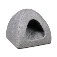 Pet Fashion Caprice домик для собак и кошек, 38 см х 38 см х 36 см, серый