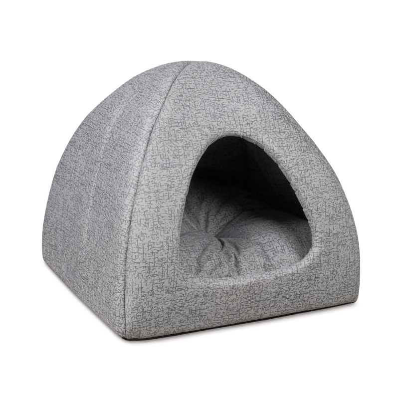 Pet Fashion Caprice будиночок для собак та котів, 38 см х 38 см х 36 см, сірий