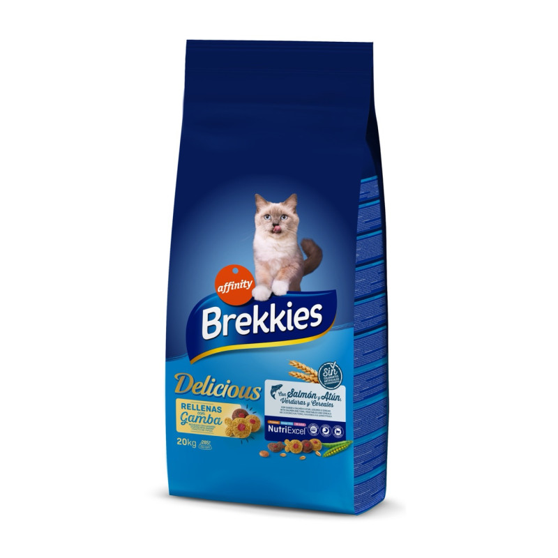 Brekkies Cat Delicious Fish сухий корм із рибою для котів, 20 кг