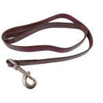 Coastal Circle-T Dog Leash поводок кожаный для собак, 1.2 м х 2 см, кремовый