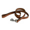 Coastal Circle-T Dog Leash поводок кожаный для собак, 1.2 м х 2 см, коричневый