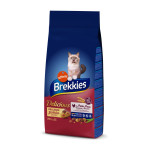 Brekkies Cat Delicious Meat сухой корм с мясом для котов, 20 кг