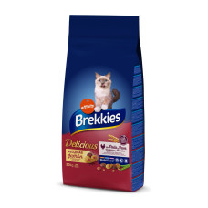 Brekkies Cat Delicious Meat сухий корм із м'ясом для котів, 20 кг