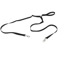 Coastal 2 Dog Adjustable Coupler повідець-спарка для собак, 1.2 м х 1.6 см, чорний