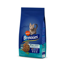 Brekkies Cat Salmon and Tuna сухий корм з тунцем та лососем для котів, 1.5 кг