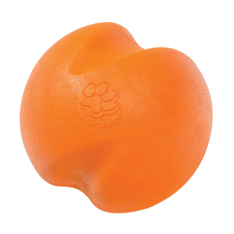 West Paw Jive Dog Ball игрушка для собак оранжевая, 8 см