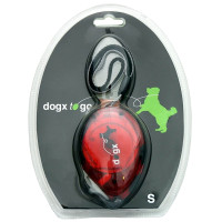 Flamingo Dogx2GO Belt Glassy S рулетка для собак до 12 кг, лента 2 м, красная