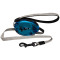 Flamingo Dogx2GO Belt Glassy S рулетка для собак до 12 кг, лента 2 м, синяя