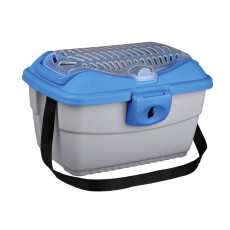 Trixie Mini-Capri контейнер-переноска для кошек и собак, 40 x 22 x 30 см, синий