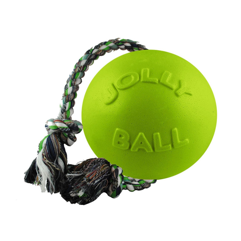 Jolly Pets Romp-n-Roll іграшка для собак зелена, 16 см