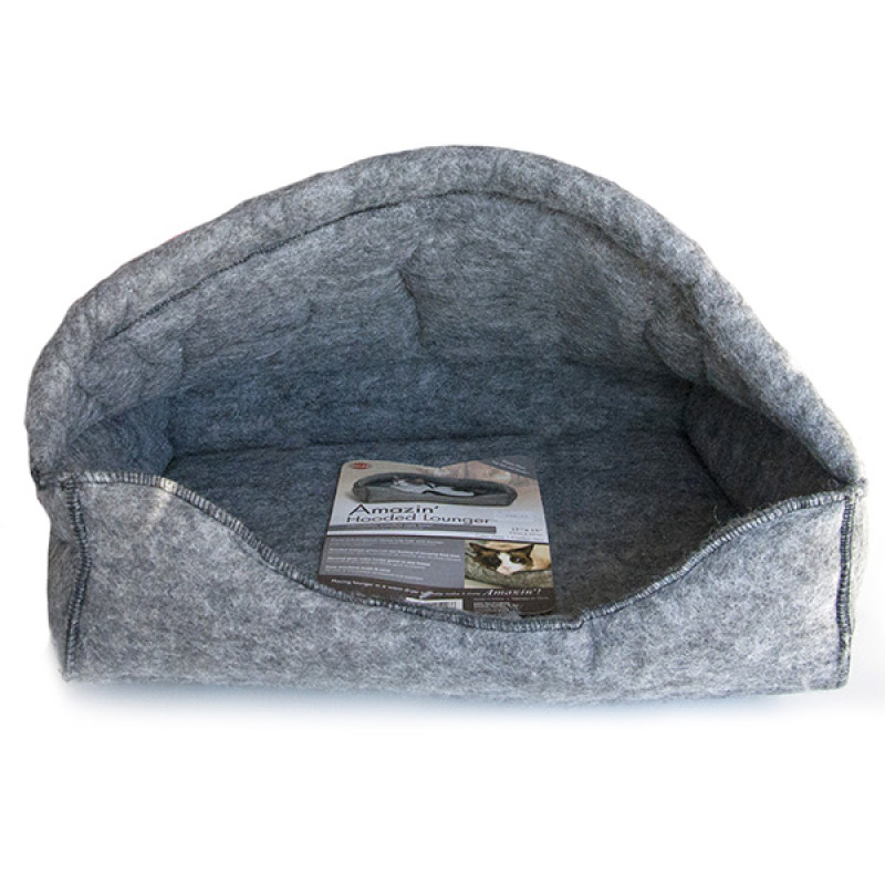 K&H Amazin' Hooded домик для кошек, 43 см х 33 см x 28 см, серый