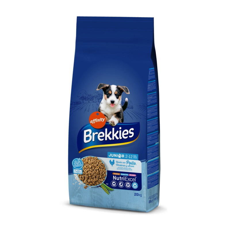 Brekkies Junior сухий корм для цуценят з куркою, 20 кг