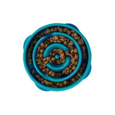 Outward Hound Fun Feeder Slo-Bowl миска-лабиринт для собак, 20 см, бирюзовая