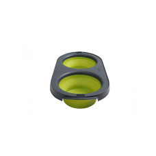 Dexas Collapsible Pet Feeder миска двойная складная, 2 шт х 600 мл, зеленый