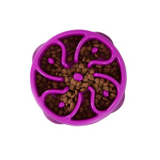 Outward Hound Fun Feeder Slo-Bowl миска-лабиринт для собак, 20 см, фиолетовая