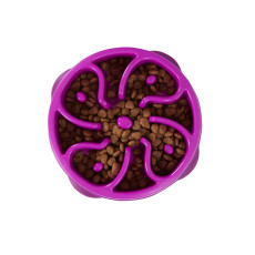 Outward Hound Fun Feeder Slo-Bowl миска-лабиринт для собак, 20 см, фиолетовая
