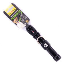 GimDog Alfresco нашийник для собак, 42-66 см х 3.2 см, чорний