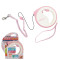 Doggyman Retractable Lead Star S рулетка для собак, трос 5 м, рожевий