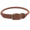 Coastal Circle-T Round Dog Collar нашийник шкіряний для собак, 50 см х 1.2 см, коричневий