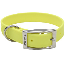 Coastal Fashion Waterproof Dog Collar нашийник біотановий для собак, 43 см, жовтий