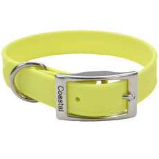 Coastal Fashion Waterproof Dog Collar нашийник біотановий для собак, 43 см, жовтий