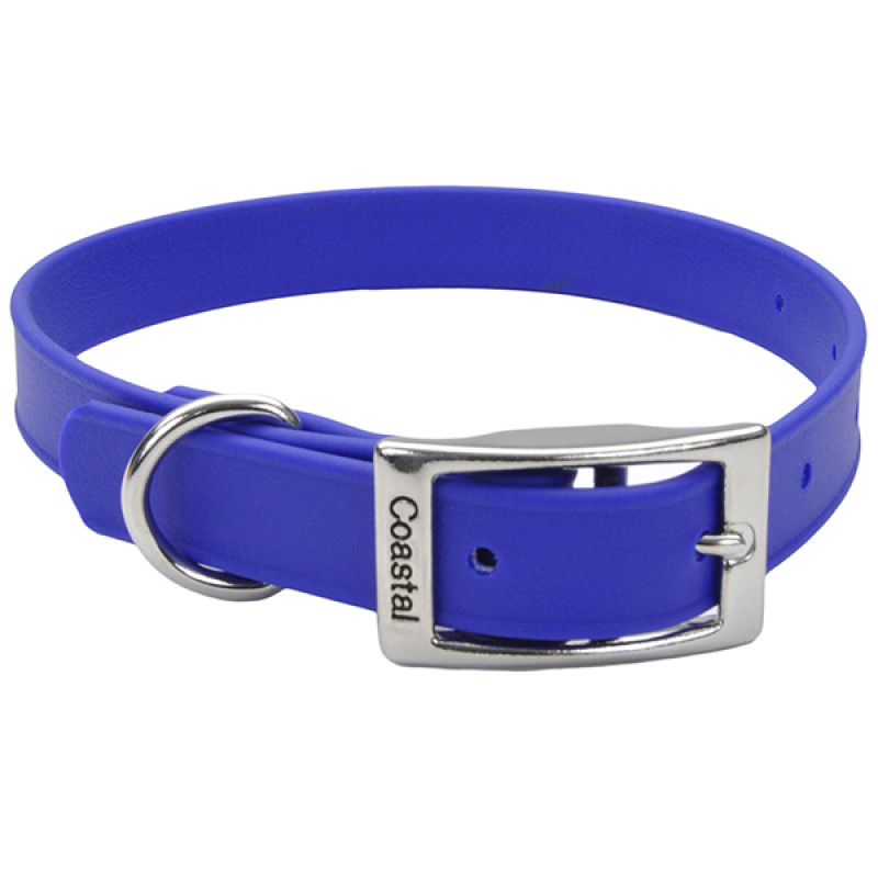 Coastal Fashion Waterproof Dog Collar нашийник біотановий для собак, 43 см, синій