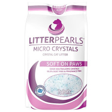 Litter Pearls Micro Crystals силикагелевый наполнитель для кошачьих туалетов, 3.6 л