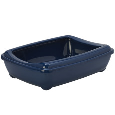 Moderna Arist-O-Tray туалет с бортиком для кошек, 57 см х 43 см х 16 см, синий