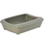 Moderna Arist-O-Tray туалет с бортиком для кошек, 57 см х 43 см х 16 см, серый
