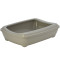 Moderna Arist-O-Tray туалет із бортиком для котів, 57 см х 43 см х 16 см, сірий