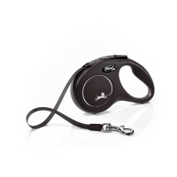 Flexi New Classic S рулетка для собак, стрічка 5 м, чорний