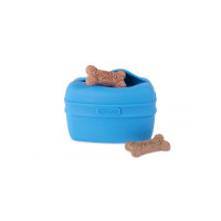 Dexas Pooch Pouch контейнер для лакомств на пояс, голубой